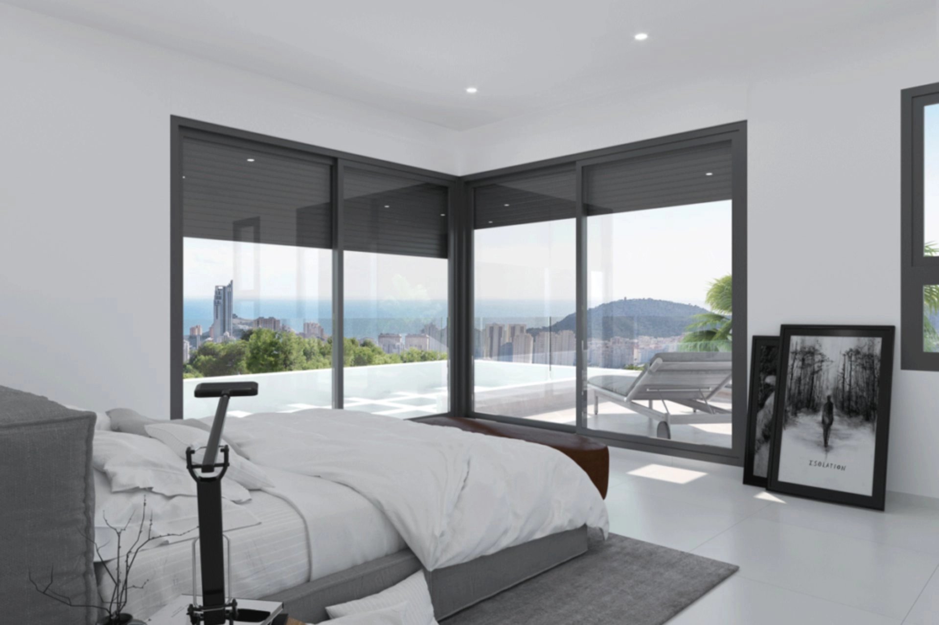 Villa de luxe résidentielle exclusive avec vue sur la mer