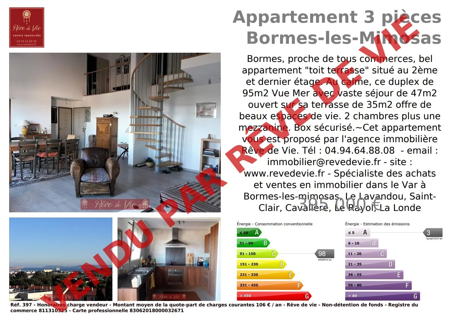 Vente Appartement Bormes-les-Mimosas