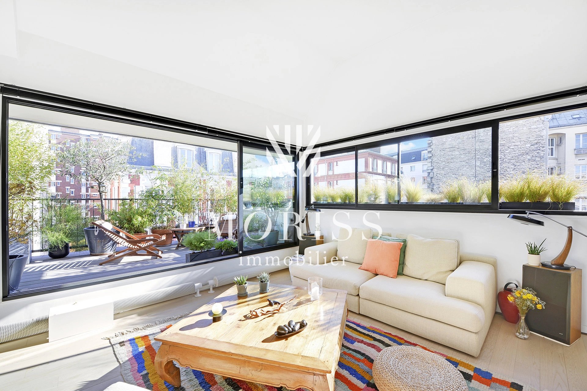 Saint-Mandé- Appartement de 3 pièces avec terrasse et balcon - Image Array
