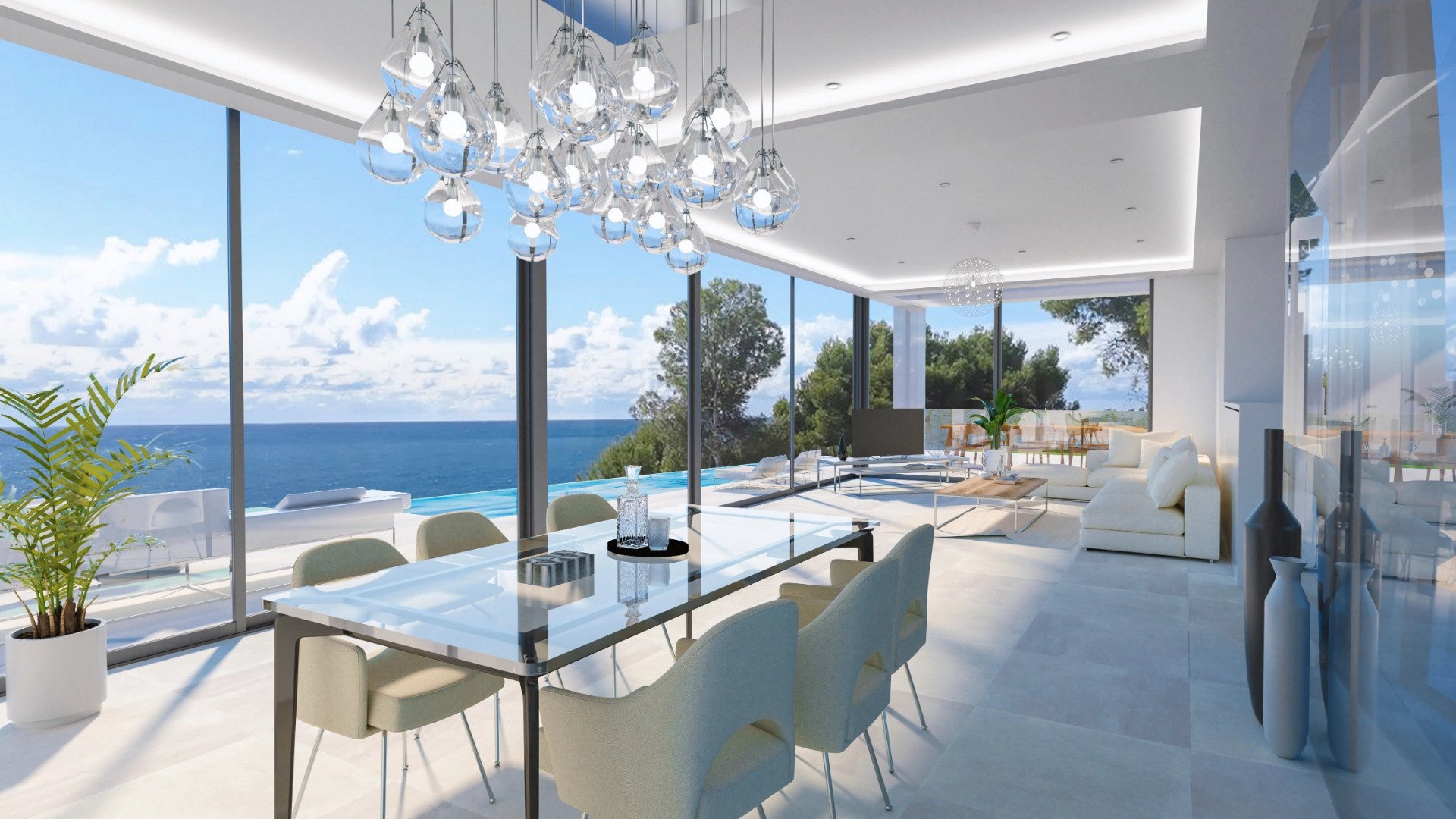 Villa moderne de luxe en bord de mer à Benissa