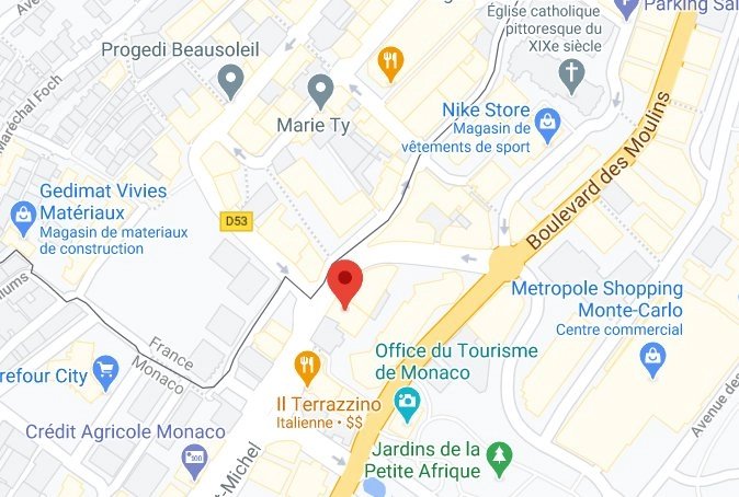 Location Bureau Monaco Carré d'Or