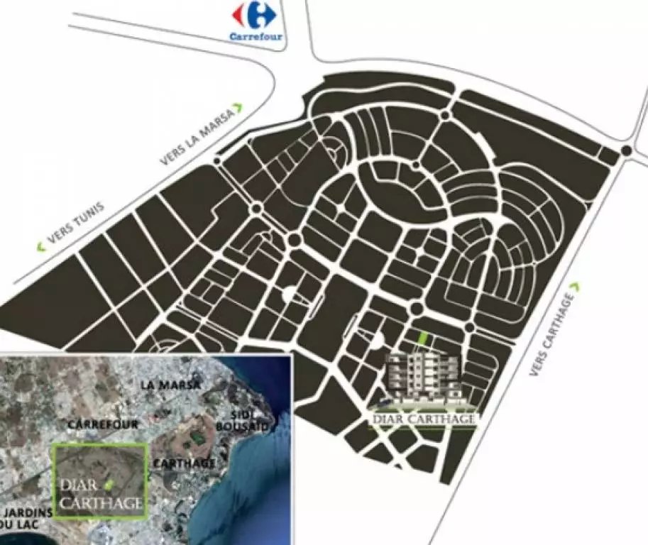 Development Apartment - Jardins de Carthage - Tunisia