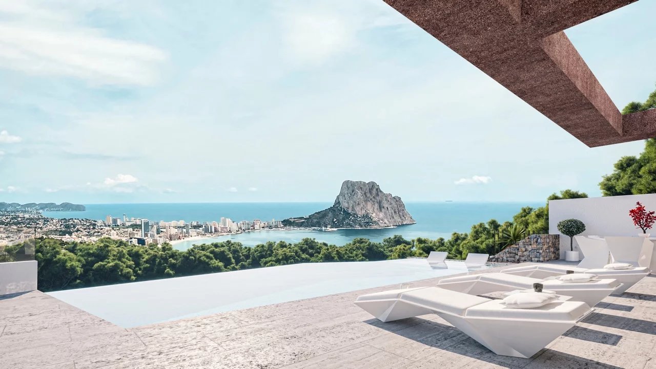 New project in Calpe with spectacular views