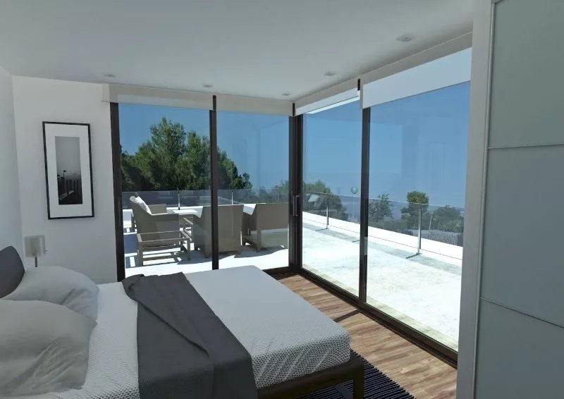 Nieuwbouw villa met 3 slaapkamers in Javea