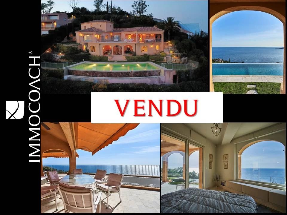 Prestigious villa with splendid sea view and large swimming pool in Théoule sur Mer