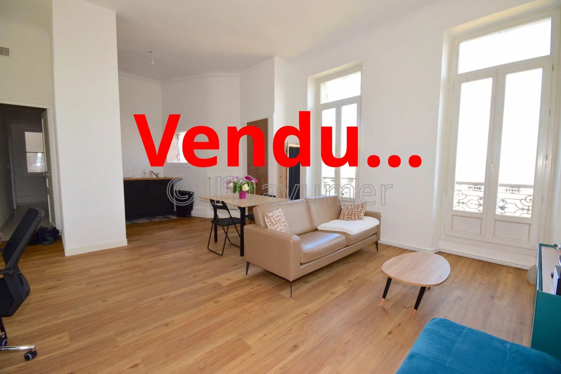 Appartement rénové T2 60m2 Vauban 13006 Marseille