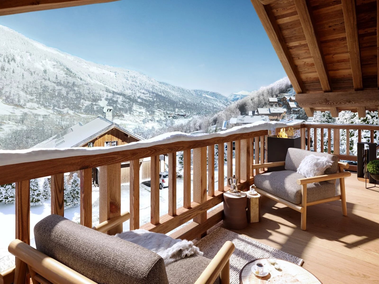 CHALET 5 ROOMS WITH MOUNTAIN VIEWS