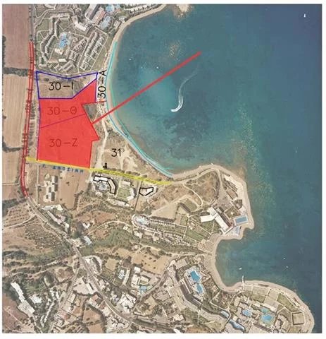 Total area: 48,800.00 sq.m. on the eastern side of the island of Rhodes in the position of Municipal Unity Sunwing City of Rhodes, 5.5 km away from the centre of the Town of Rhodes
