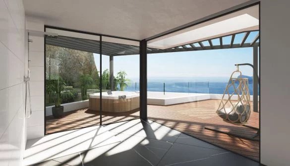 Nieuw luxe villaproject in Altea Hills in aanbouw