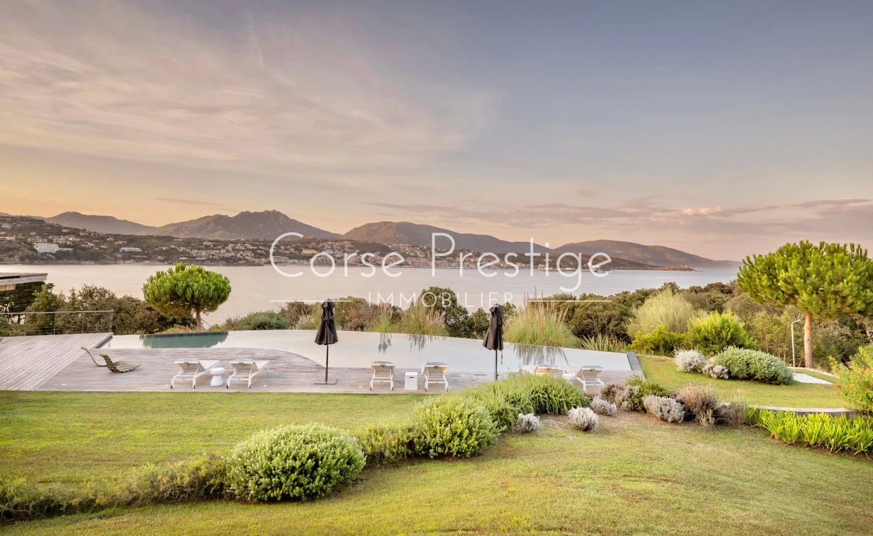 waterfront luxury villa for rent in corsica - propriano image1