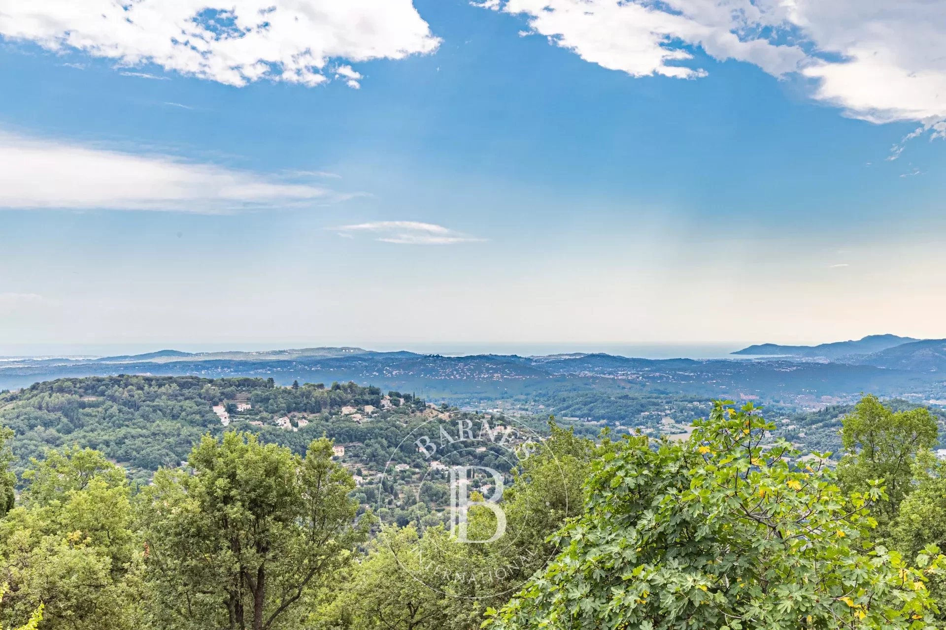 Grasse - Bastide en pierre  - Vue panoramique - Piscine