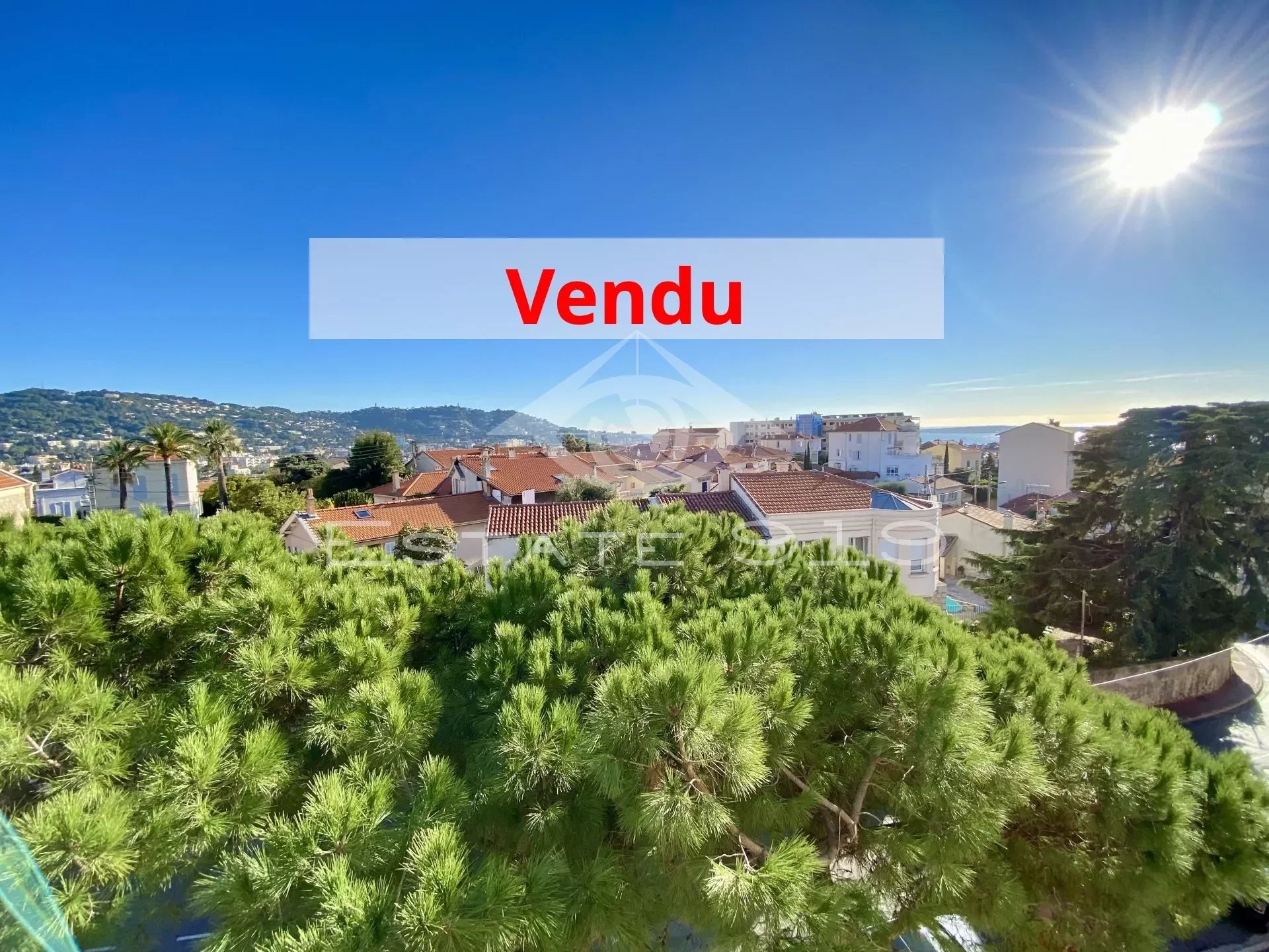 Vendu - Cannes Haut Stanislas, 4 P Vue mer