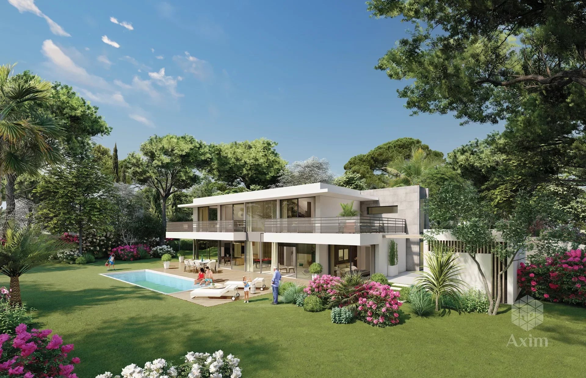 Magnificent new villa at the entrance of the Gulf of Valescure