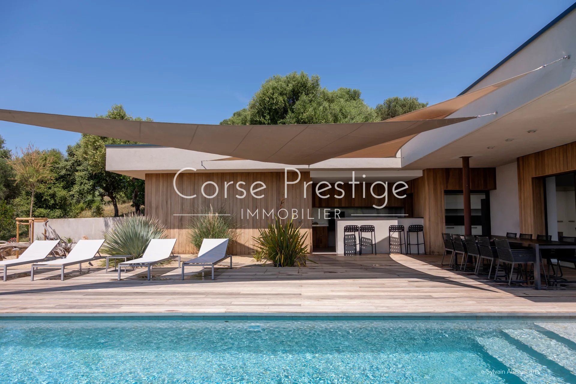 luxury contemporary villa for rent - propriano image1