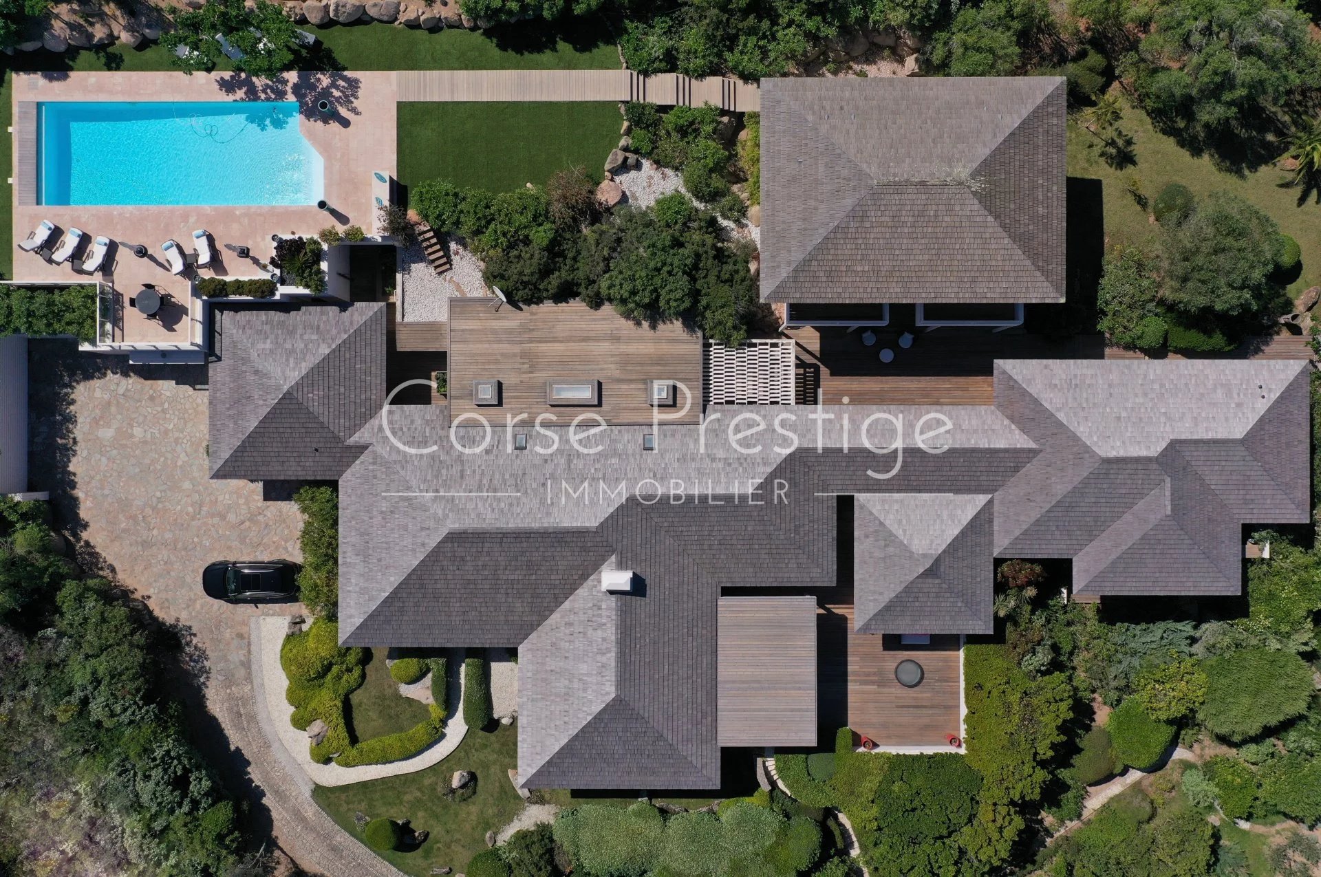 beautiful villa for rent -domaine de sperone- - bonifacio image1