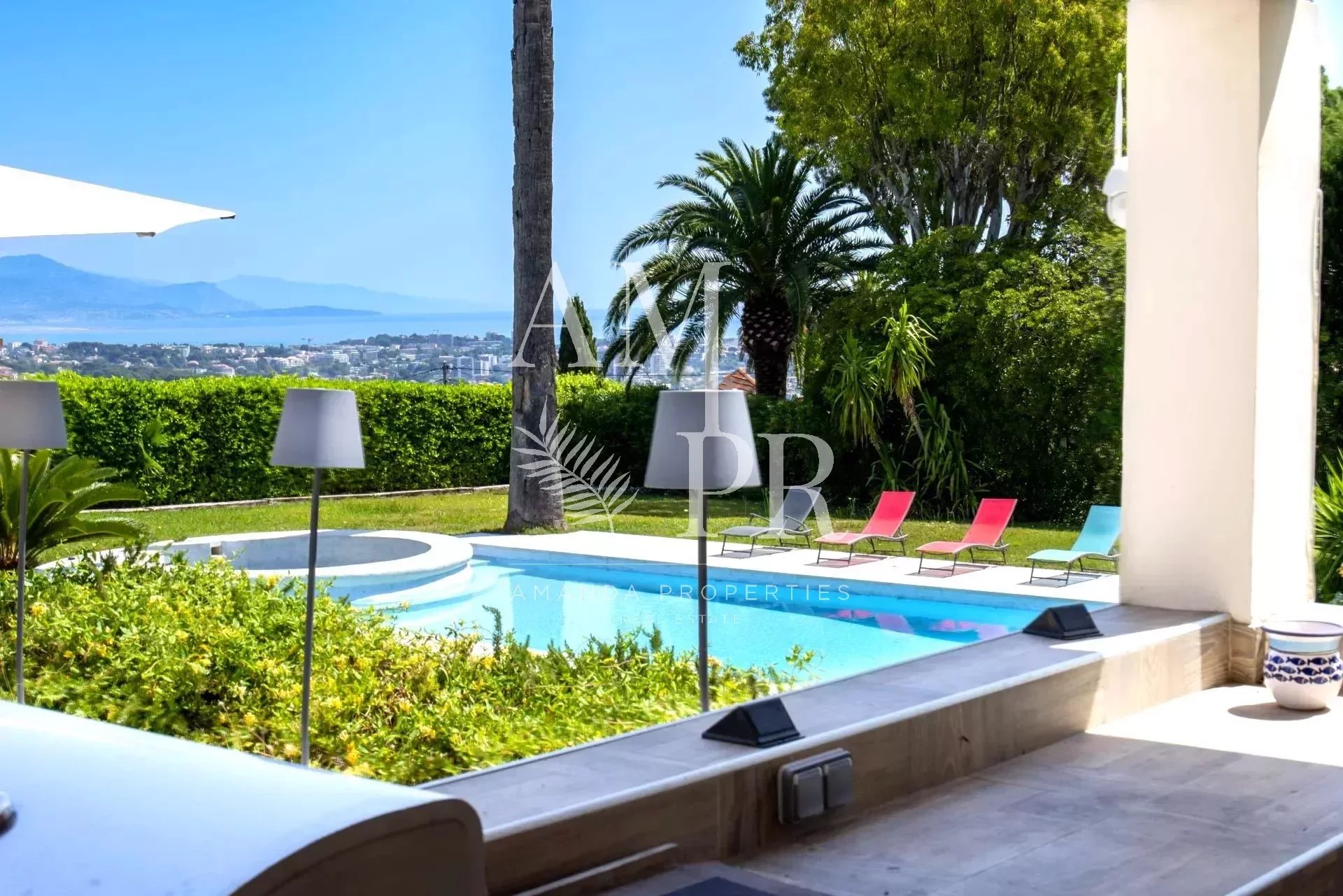 Super Cannes - 2 One level villas - Panoramic views over the sea & the hills