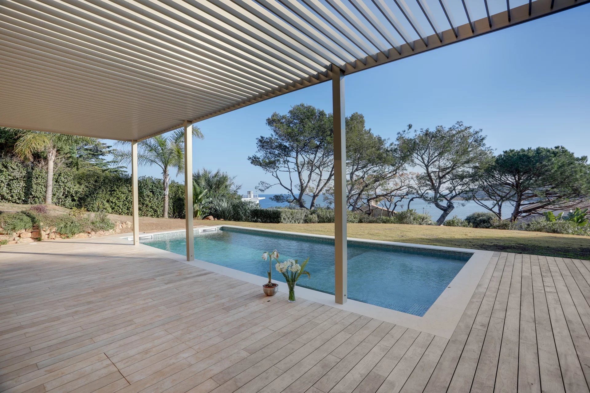 CAP D'ANTIBES BRAND NEW VILLA WITH SEA VIEW