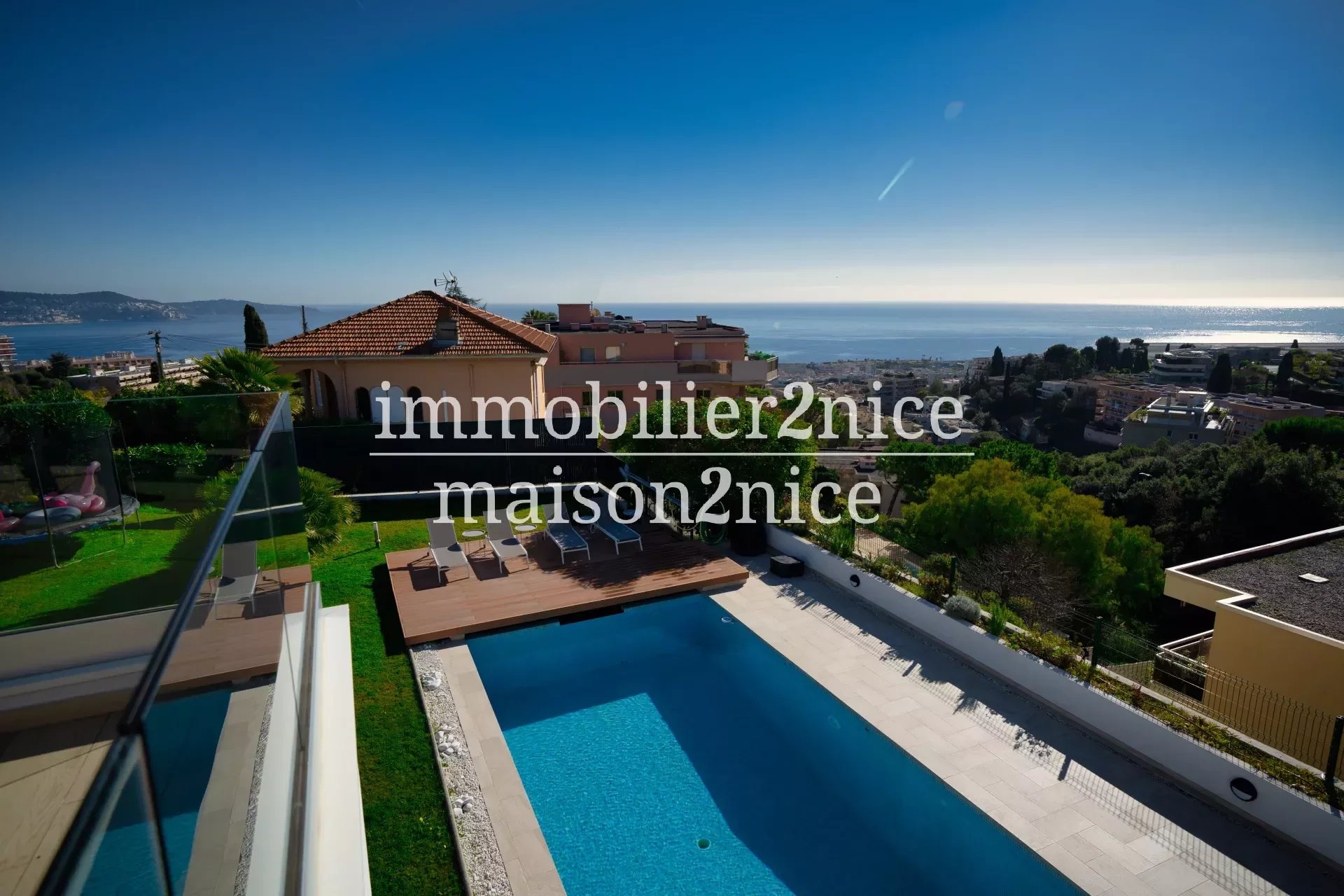 Unique Villa contemporaine vue panoramique mer