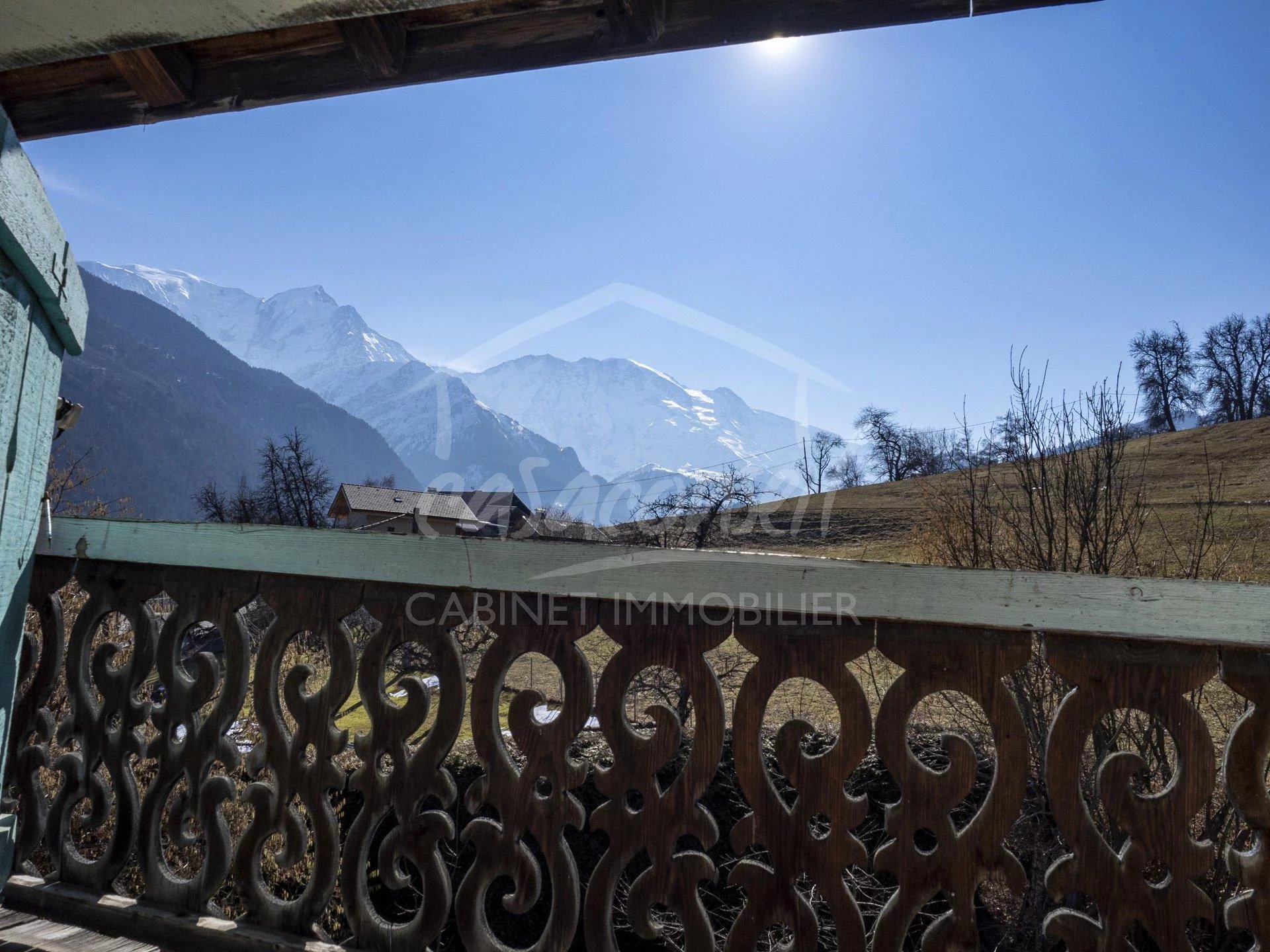 St Gervais - charming farmhouse with views of Mont- Blanc