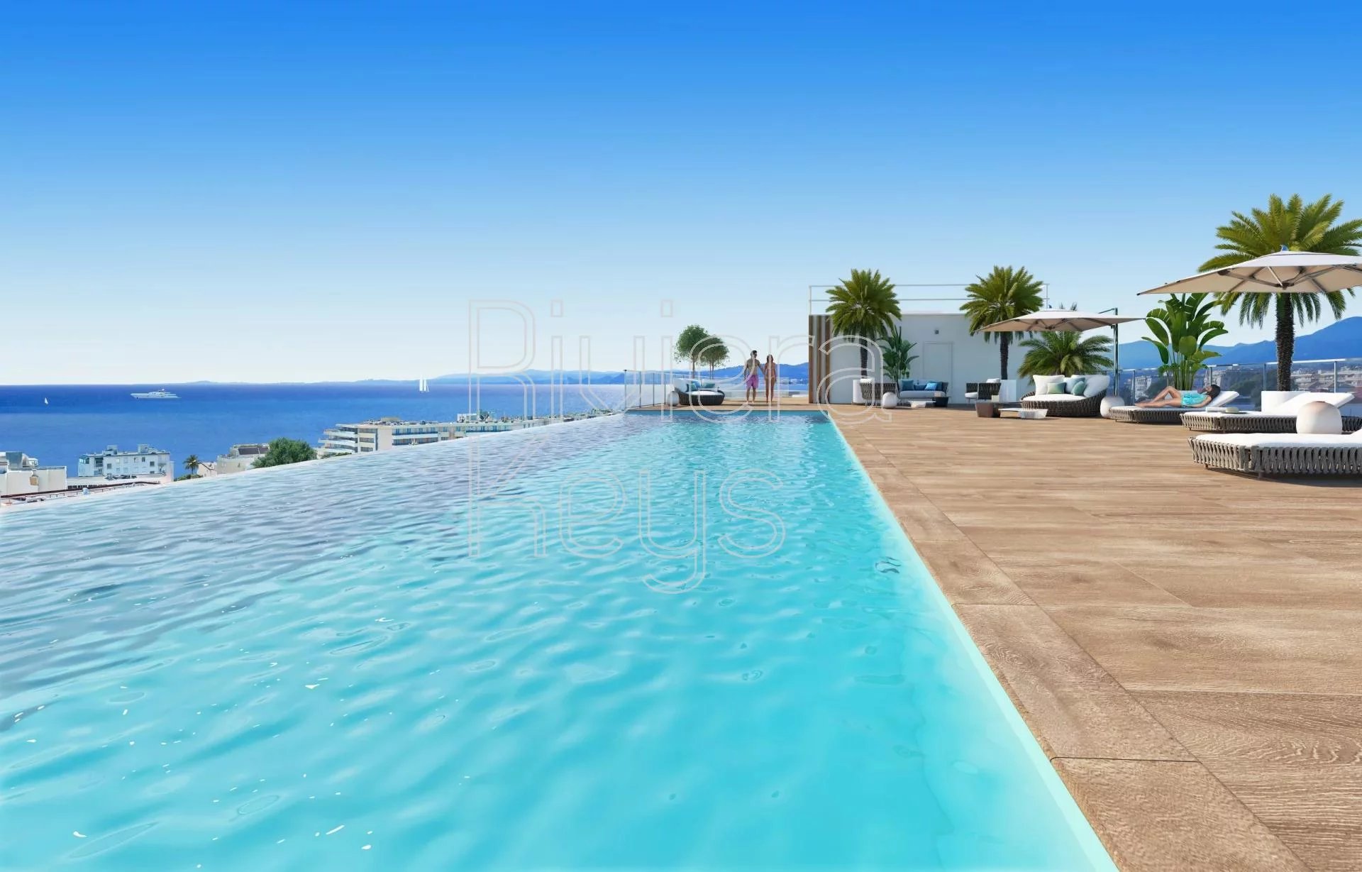 New apartments with sea views in Saint-Laurent-du-Var, near Nice