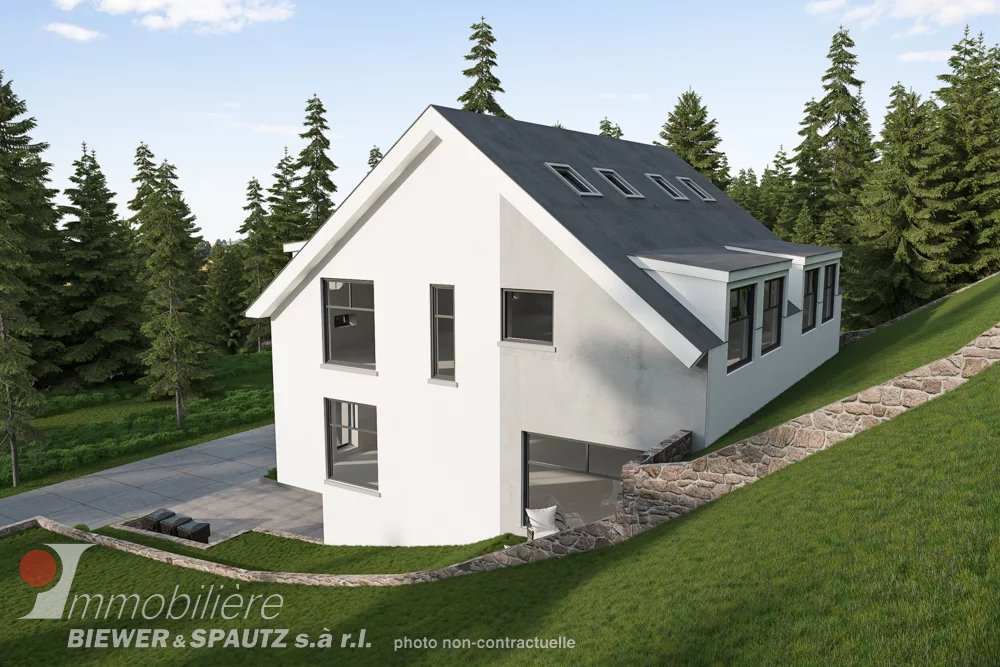 FUTURE CONSTRUCTION of 2 semi-detached houses in Vianden