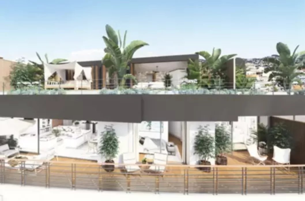 Cannes Centre - Roof Villa 3BR, terrace 237sqm