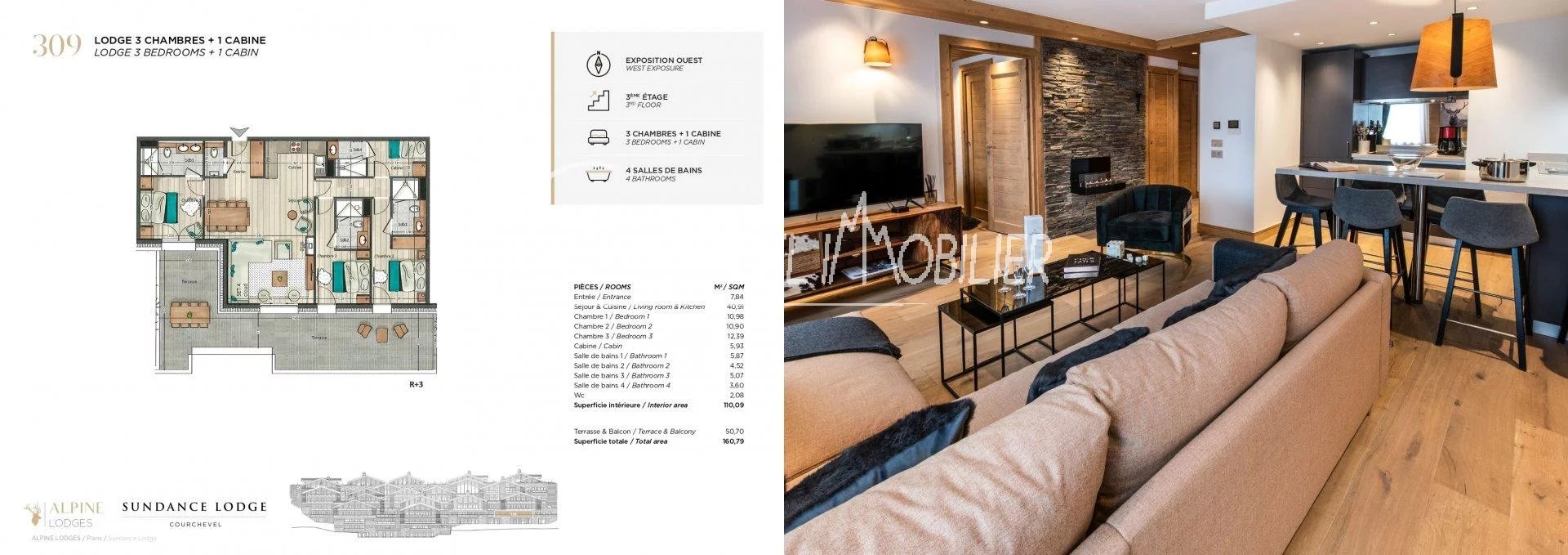 Grand Luxe 3 Bedrooms appartment + cabine 110SQM - Investor Profile