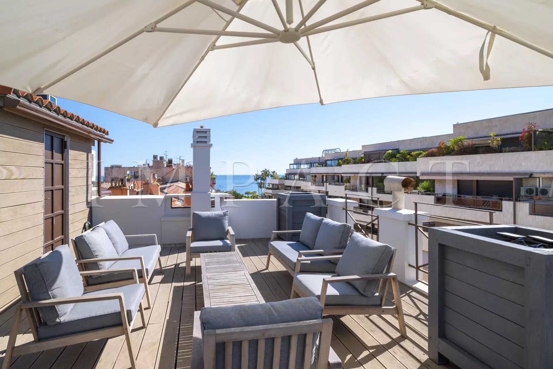 Cannes Arrière Croisette - Penthouse vue mer à louer