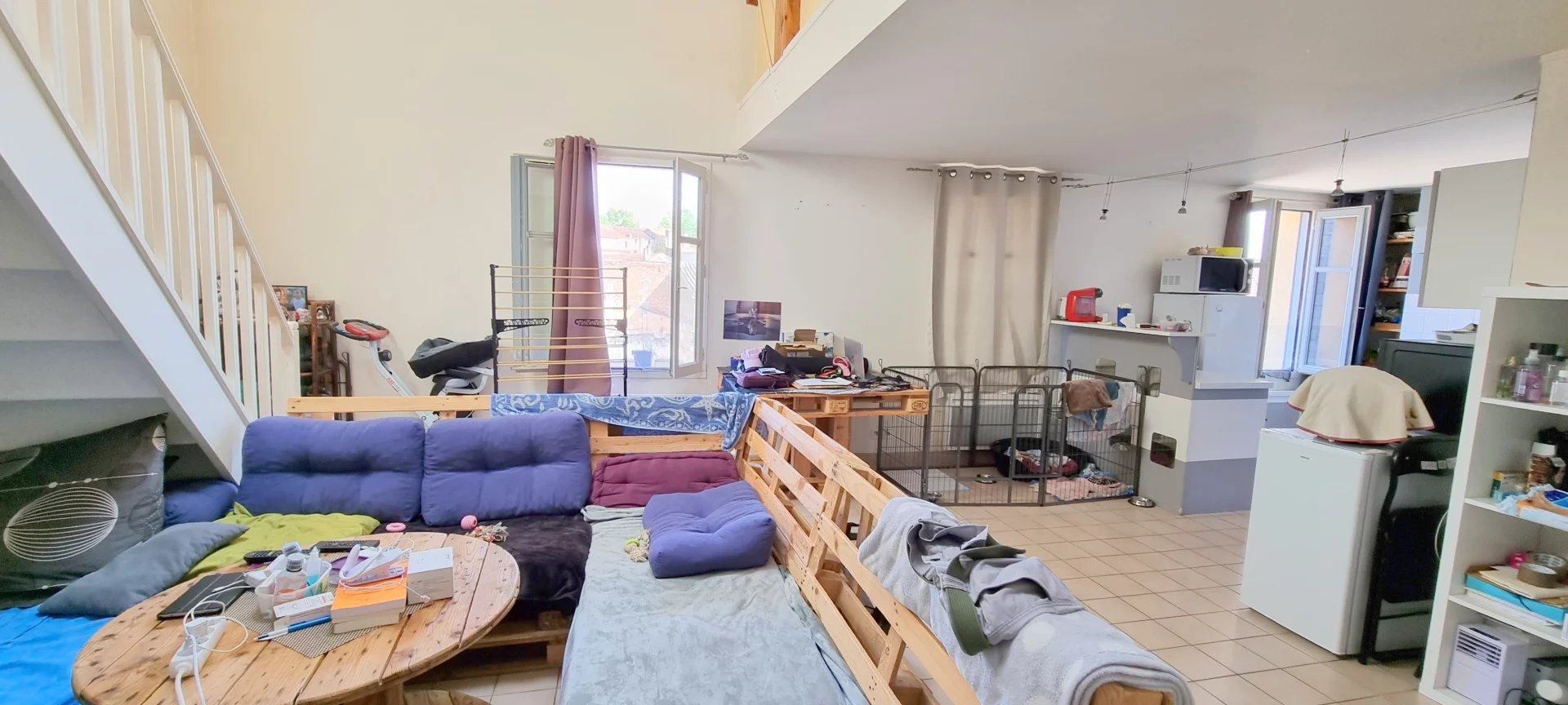 CENTRE VILLE appartement T4 Duplex loué 523.23 € / mois