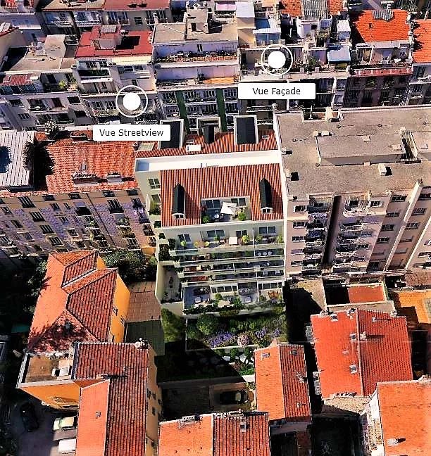 Nice centre ville  3P 81,7m² + Terrasse