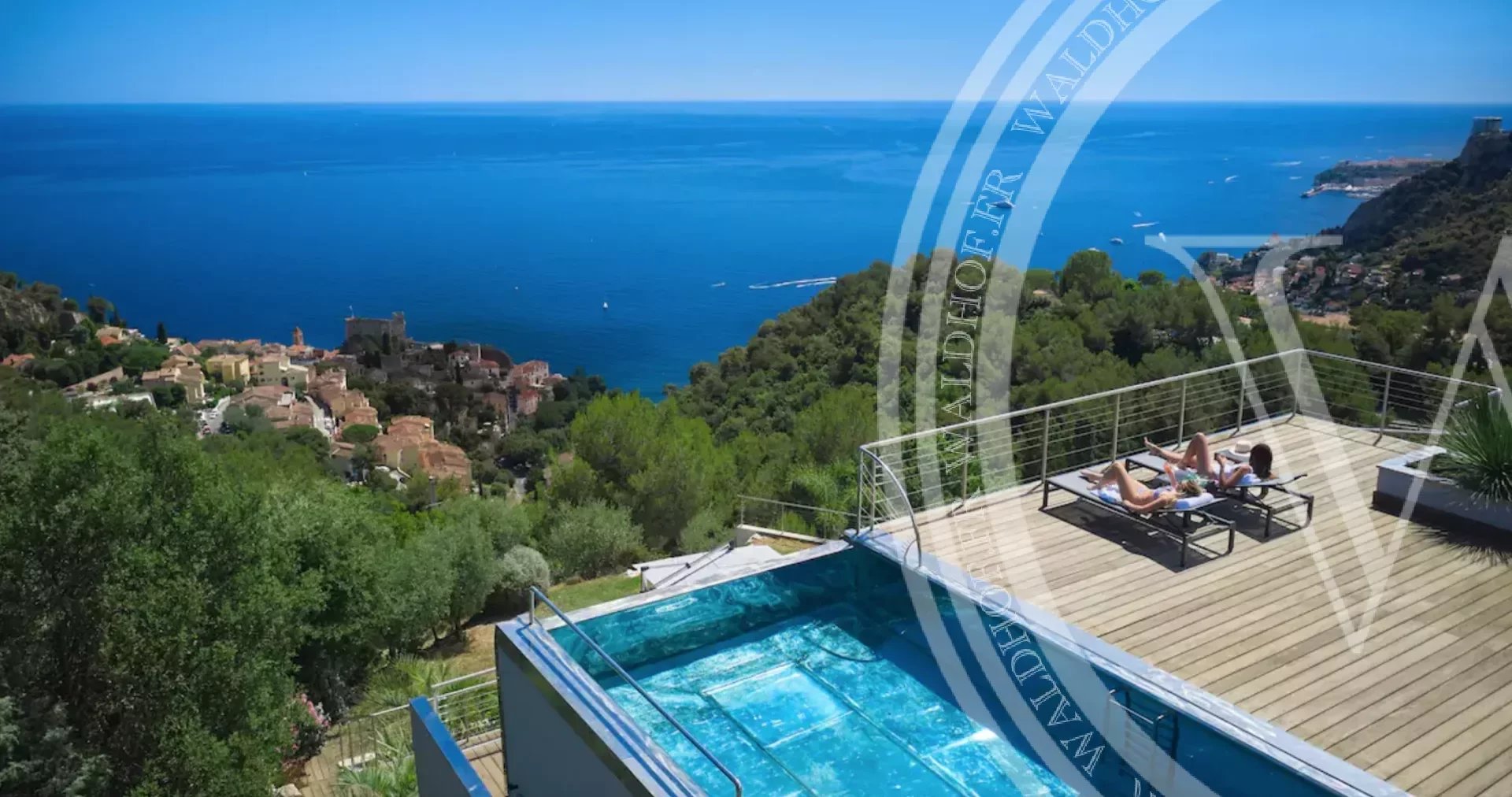 Villa 5 chambres avec piscine sur le toit, Roquebrune Cap Martin