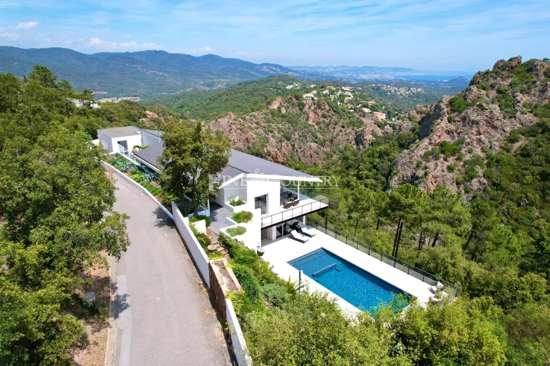 Contemporary Villa for sale in the hills above Cannes Accommodation in Cannes