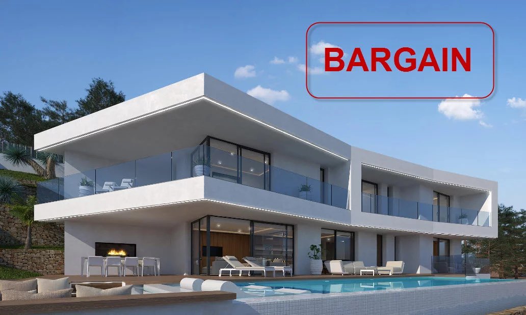 Prachtige moderne luxe villa met zeezicht te koop in Javea