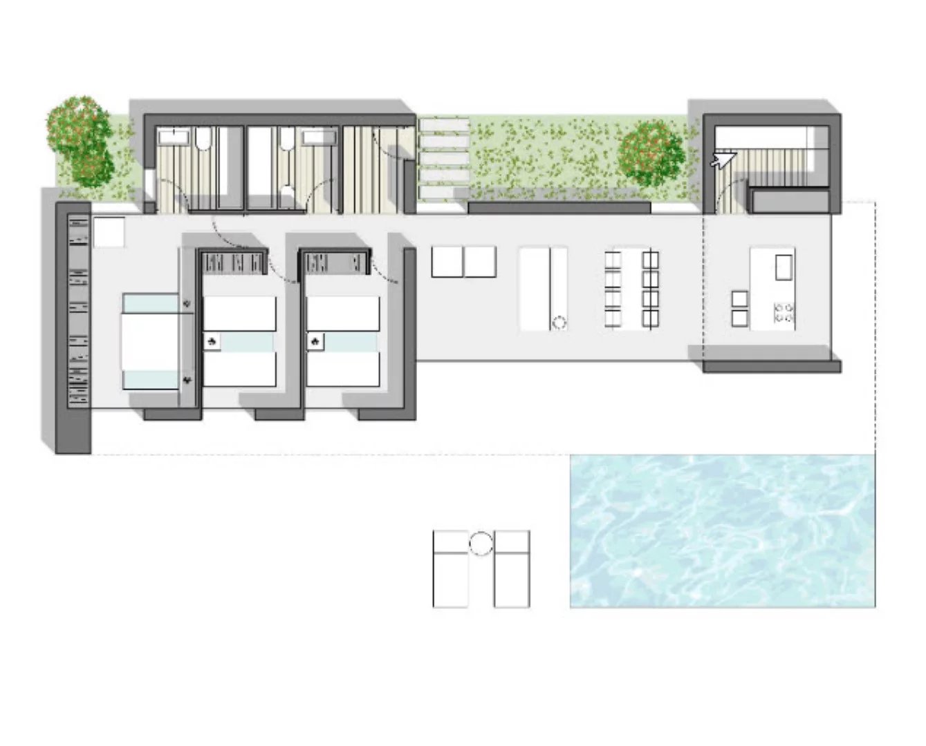Moderne nieuwbouw villa te koop in Denia