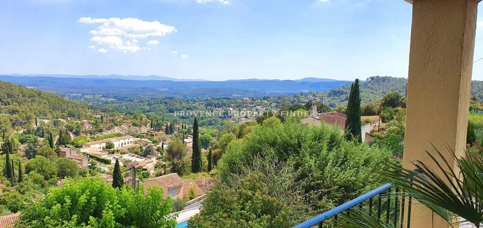 Cotignac, villa avec 3 chambres et vue panoramique, campagne.
