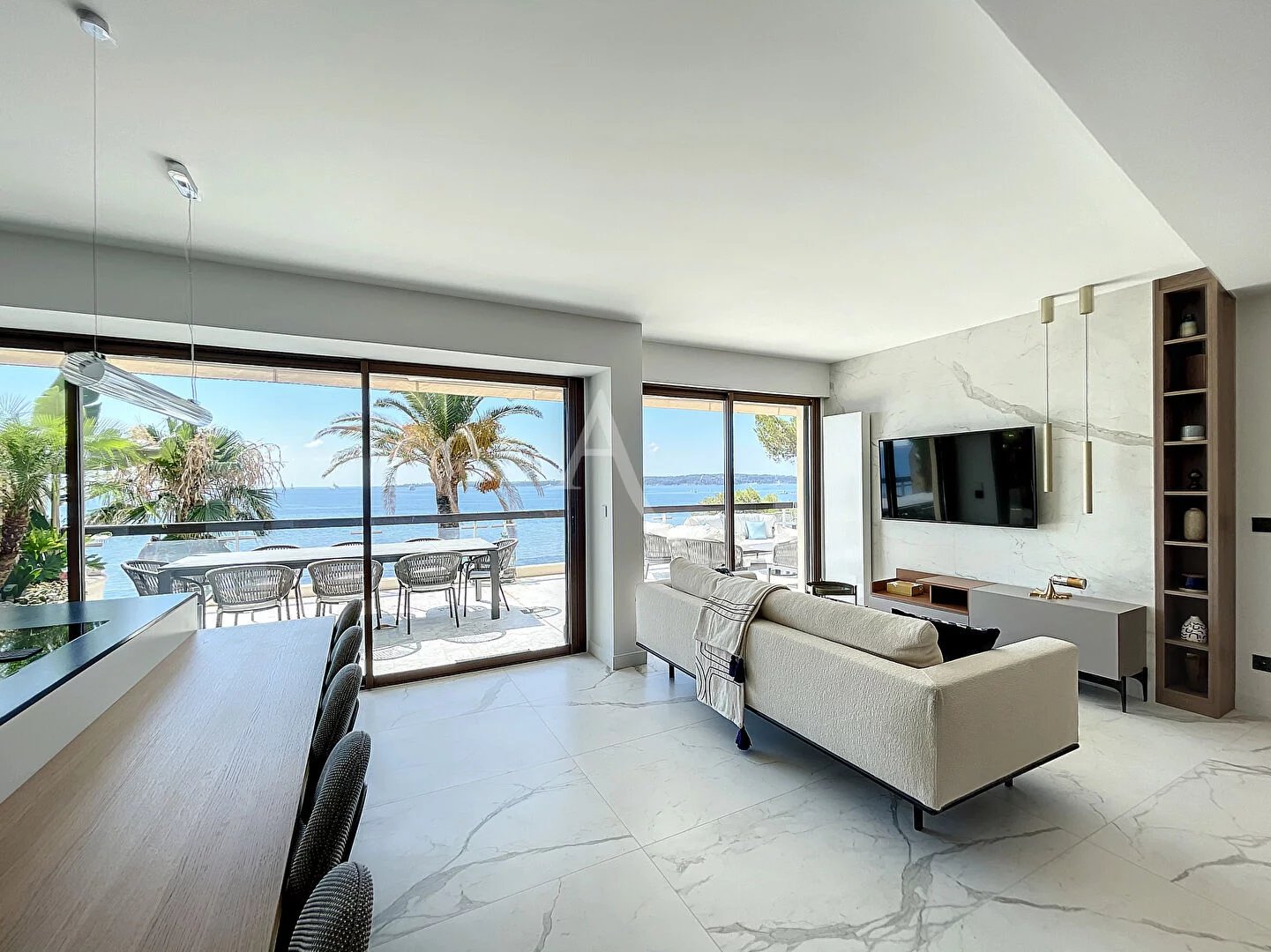 7270253-Cannes - Pointe Palm Beach - appartement 4 pièces - vue mer - Dernier étage