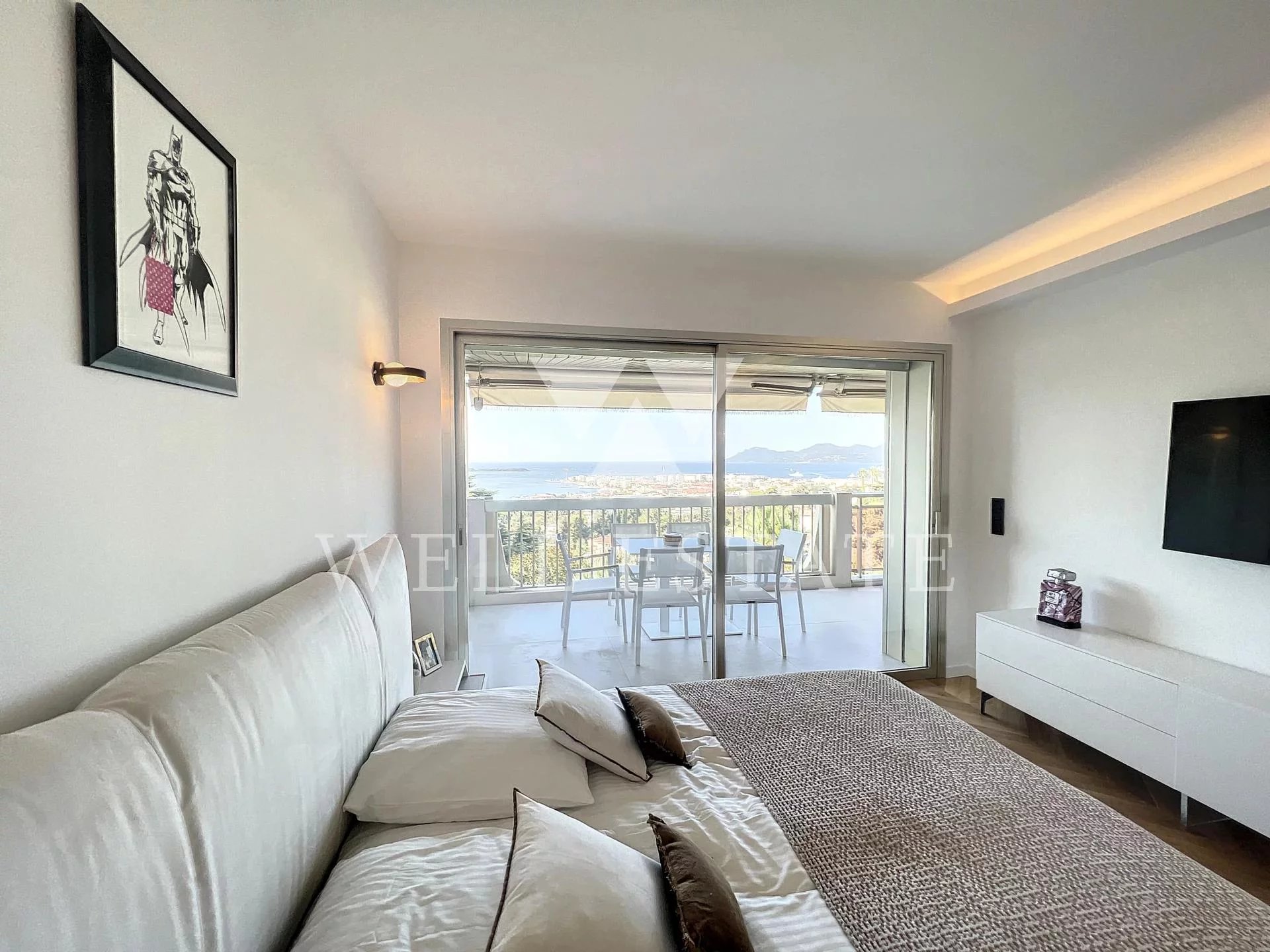 CANNES CALIFORNIE 3 BEDROOM APARTMENT OF 110M2 WITH PANORAMIC SEA VIEW