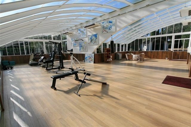 Exercise room Wooden floor