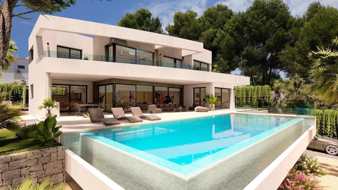 Prachtige luxe villa met uitzicht op zee in Moraira