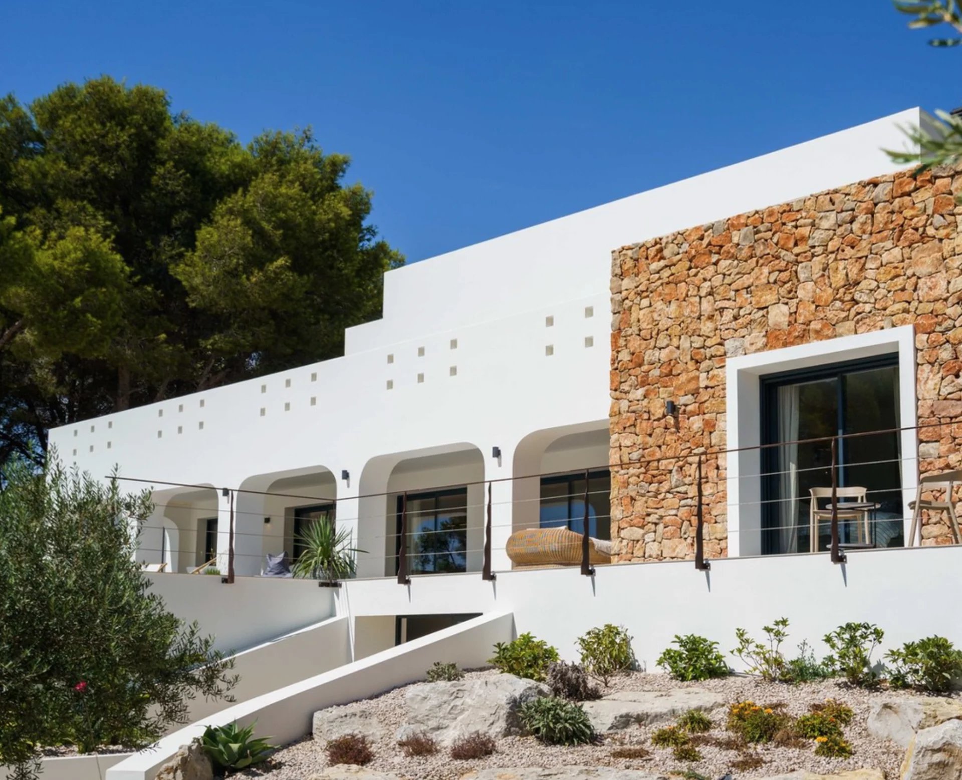 Exceptional high quality Ibiza villa in a privileged location with sea views