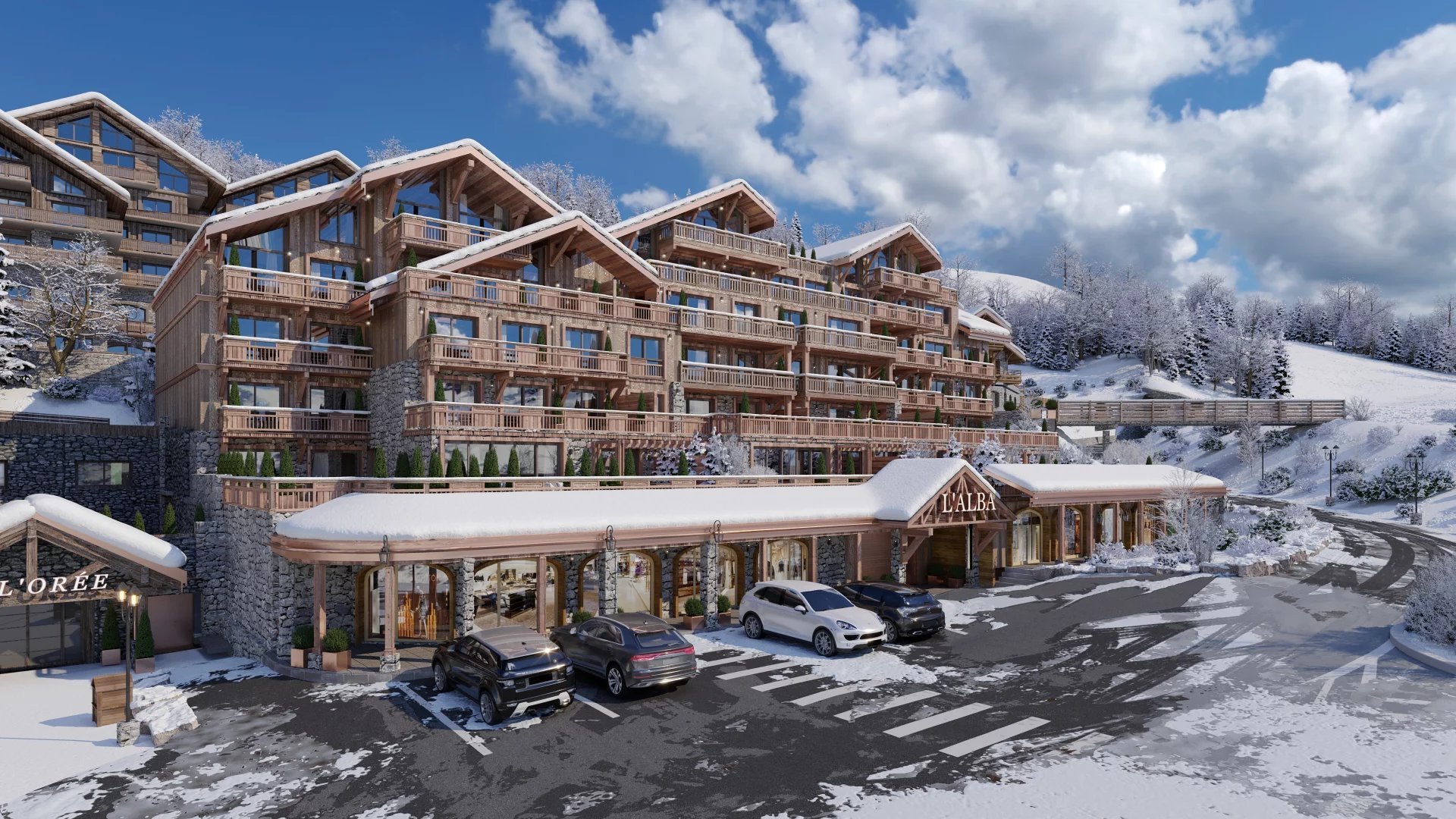 Méribel- Rond-Point des Pistes- Skis aux pieds-Lancement exclusif programme neuf Alba 103 ,  6 chambres, 157 m²