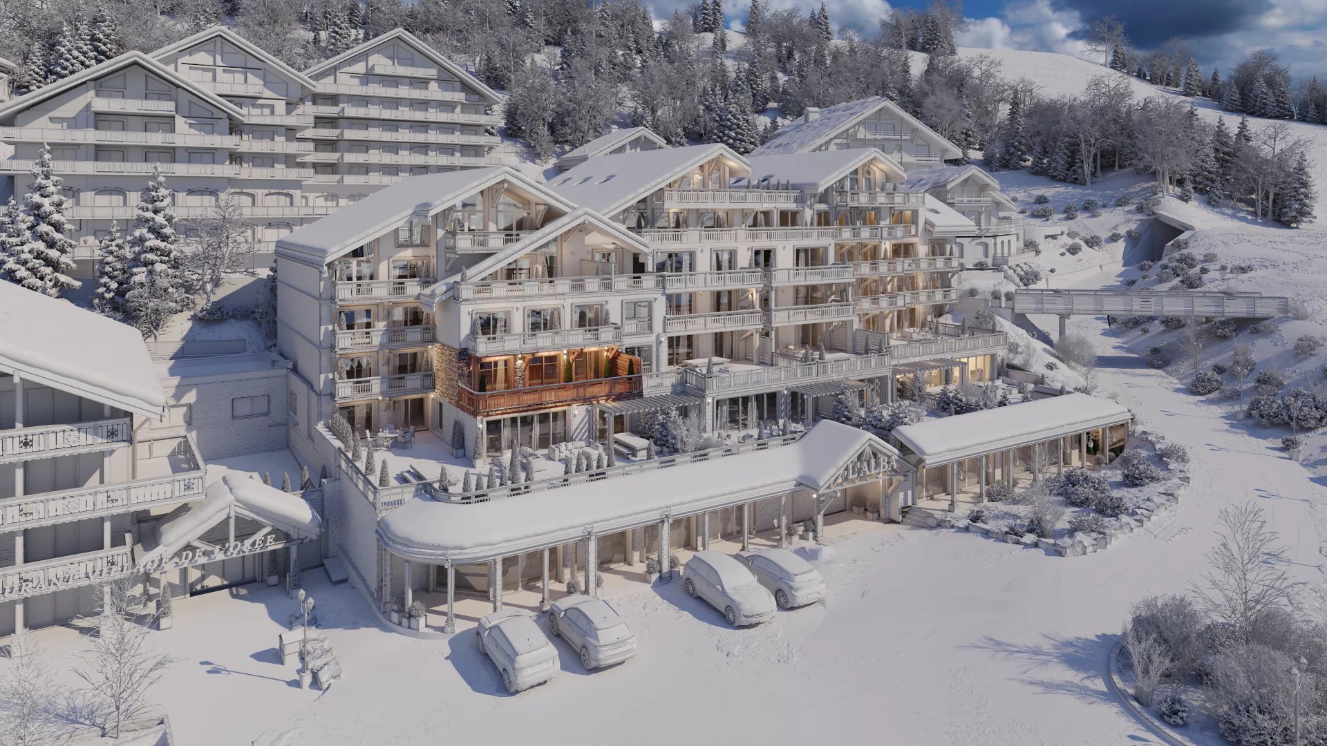 Méribel- Rond-Point des Pistes- Skis aux pieds-Lancement exclusif programme neuf Alba 202 ,  5 chambres, 150 m² - picture 9 title=