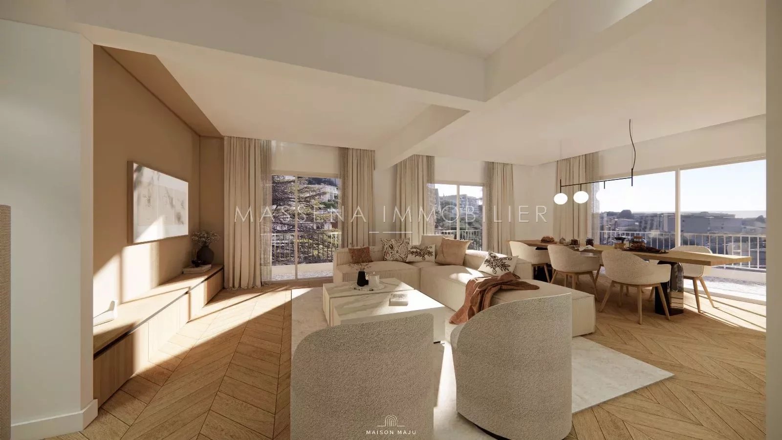 Vente Appartement 74m² 3 Pièces à Nice (06000) - Massena Immobilier