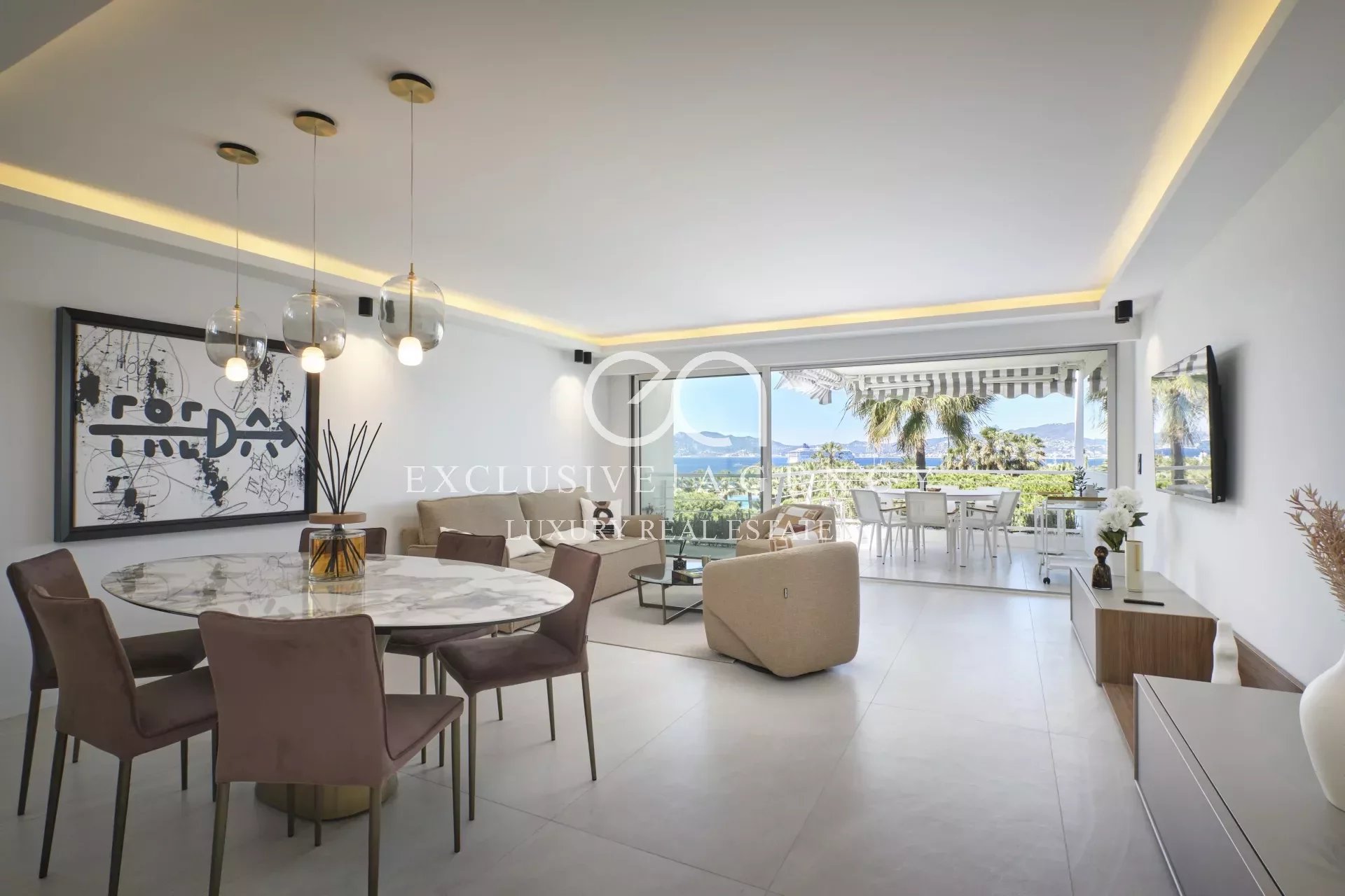 Cannes Croisette Apartment 108sqm panoramic sea view