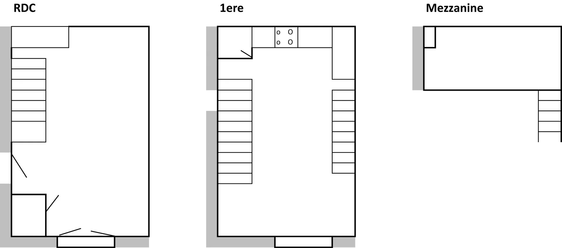 Maison de village - 10 min est de Carcassonne 2 etages avec mezzanine