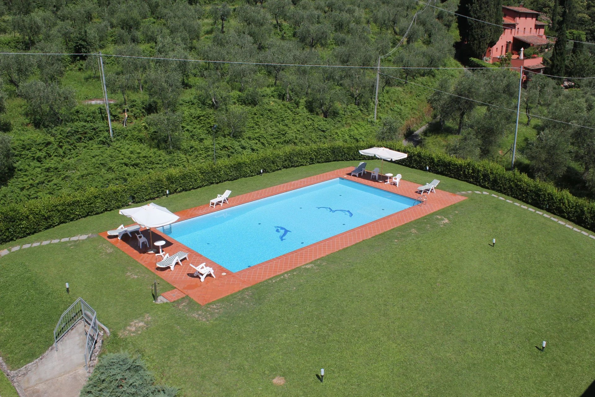ITALIE, TOSCANE, LUCCA, VILLA, avec piscine, 7 chambres, 16 personnes
