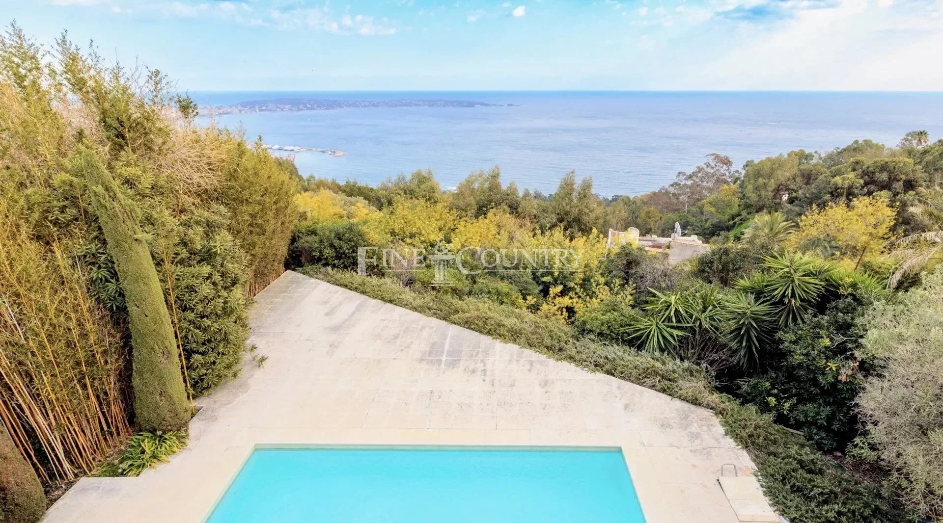 Vente Villa Super Cannes vue mer panoramique