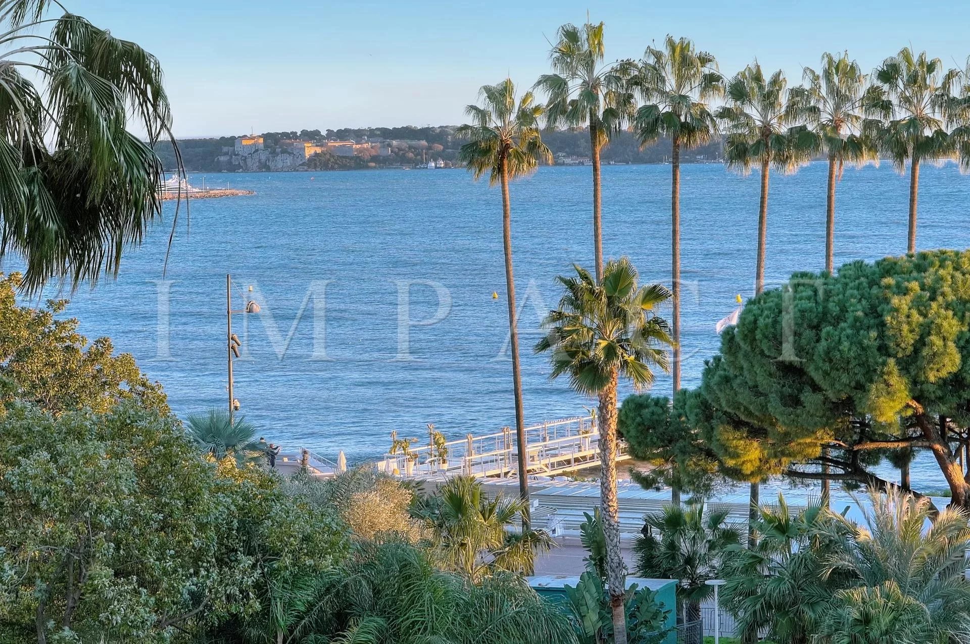 CANNES CROISETTE - SPACIOUS FLAT WITH SEA VIEW FOR RENT