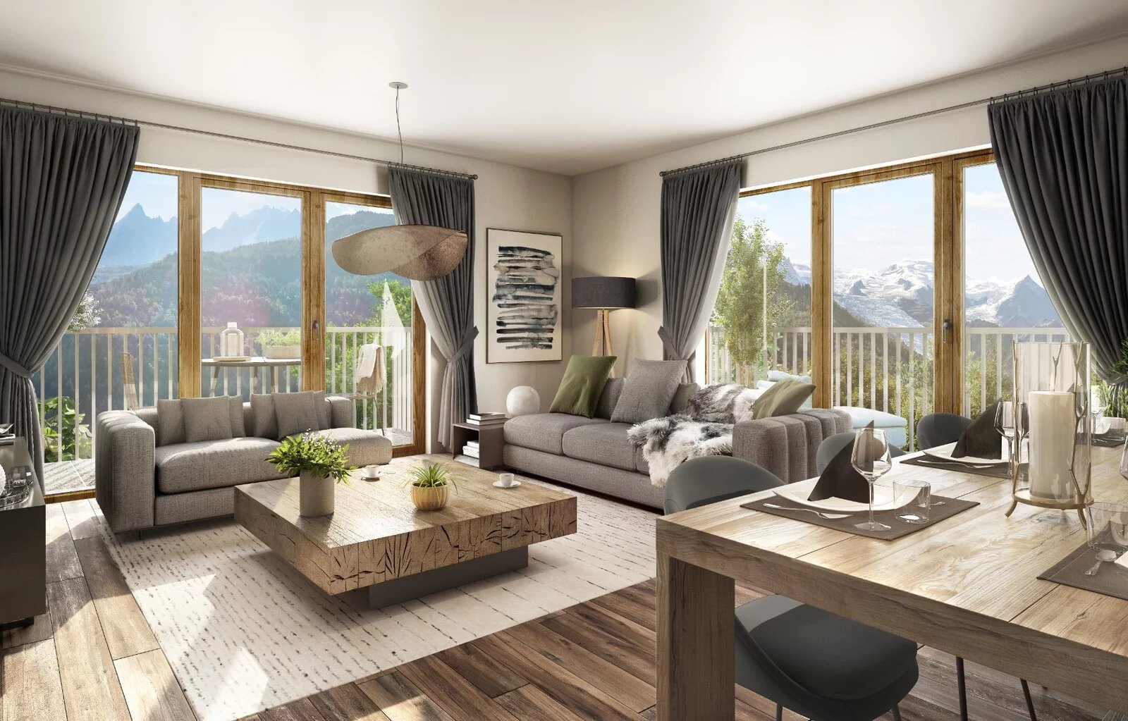 ONE BEDROOM APARTMENT WITH MOUNTAIN VIEW