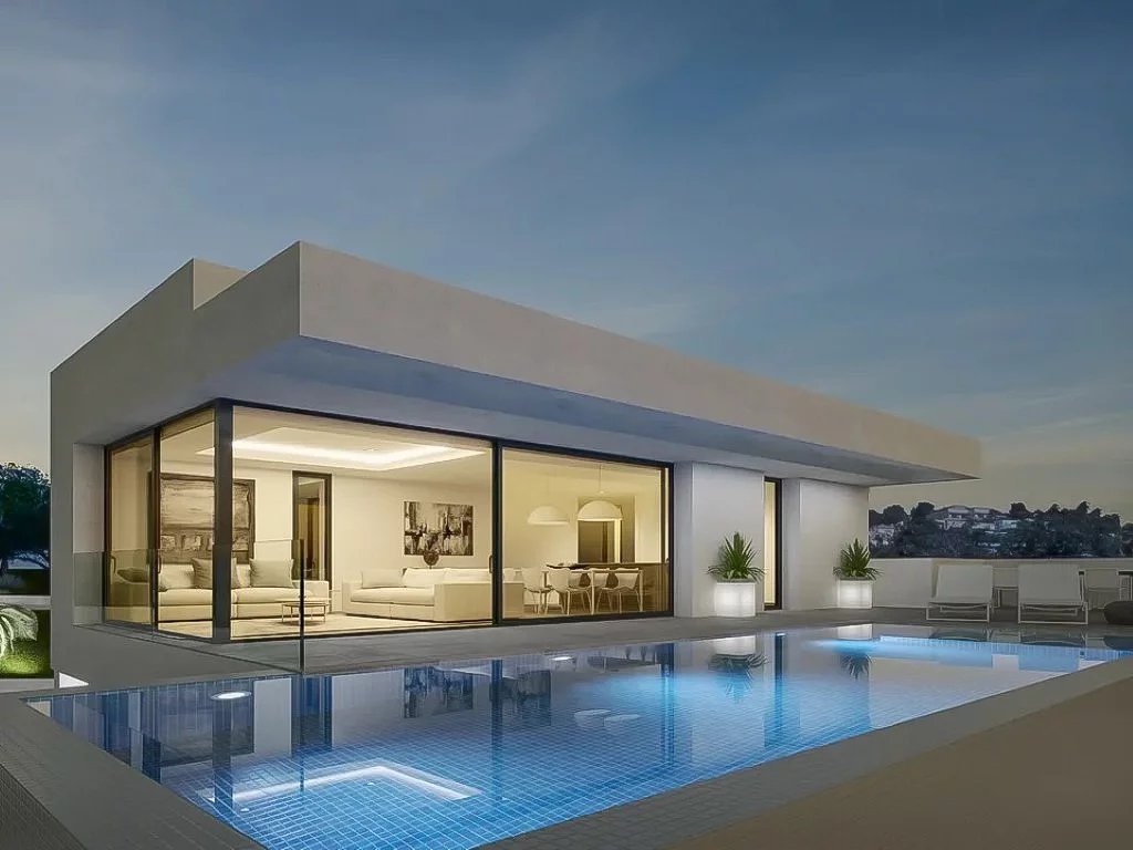 Moderne nieuwbouw villa te koop in Calpe dichtbij het strand van La Fustera